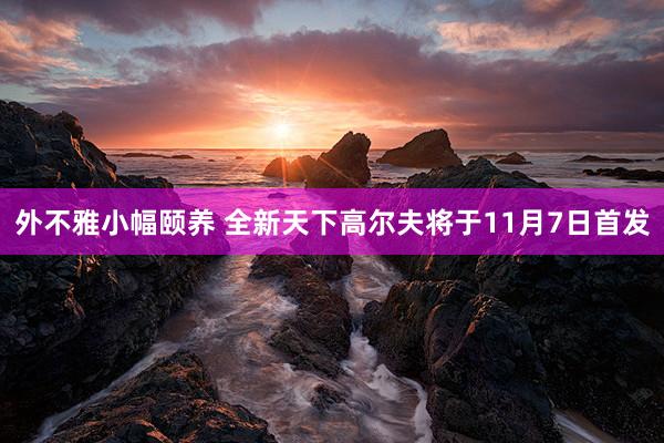 外不雅小幅颐养 全新天下高尔夫将于11月7日首发